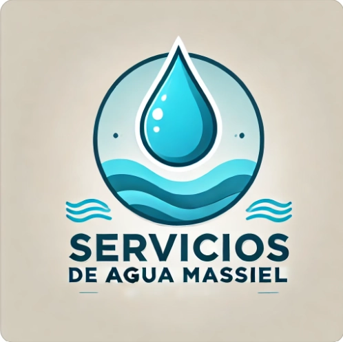 Logo de servicios de agua massiel